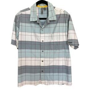 Levi's Silvertab 90s Retro Vintage Blue Checkered Shirt Size Large